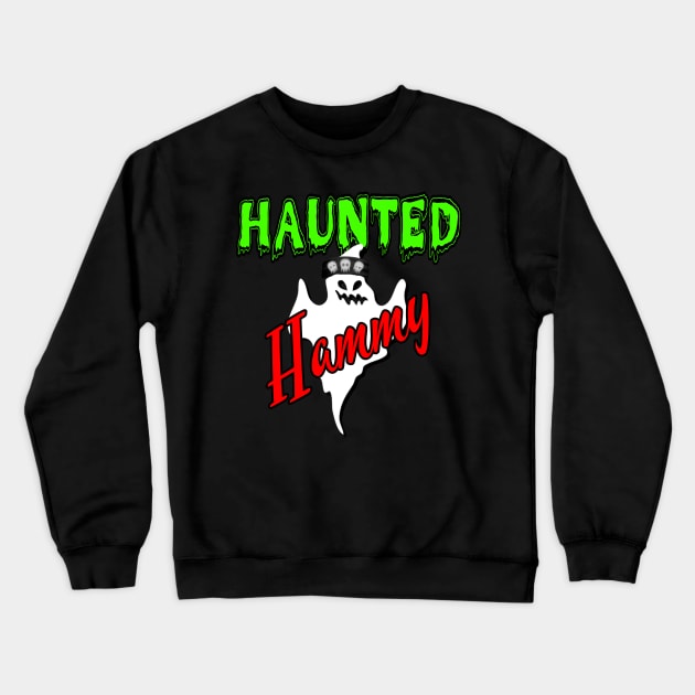 Haunted Hammy Crewneck Sweatshirt by Dead Is Not The End
